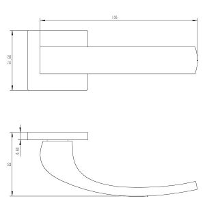 Ручка BUSSARE ACENO A-28-40 BLACK (черный матовый)