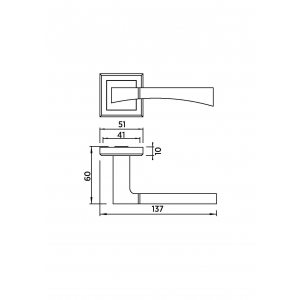 Ручка BUSSARE STRICTO A-16-30 COFFEE BLACK/MOKKA (кофе)